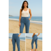 Ledicoll % YÜZ PAMUK MÜSLİN DAR PAÇA PANTOLON