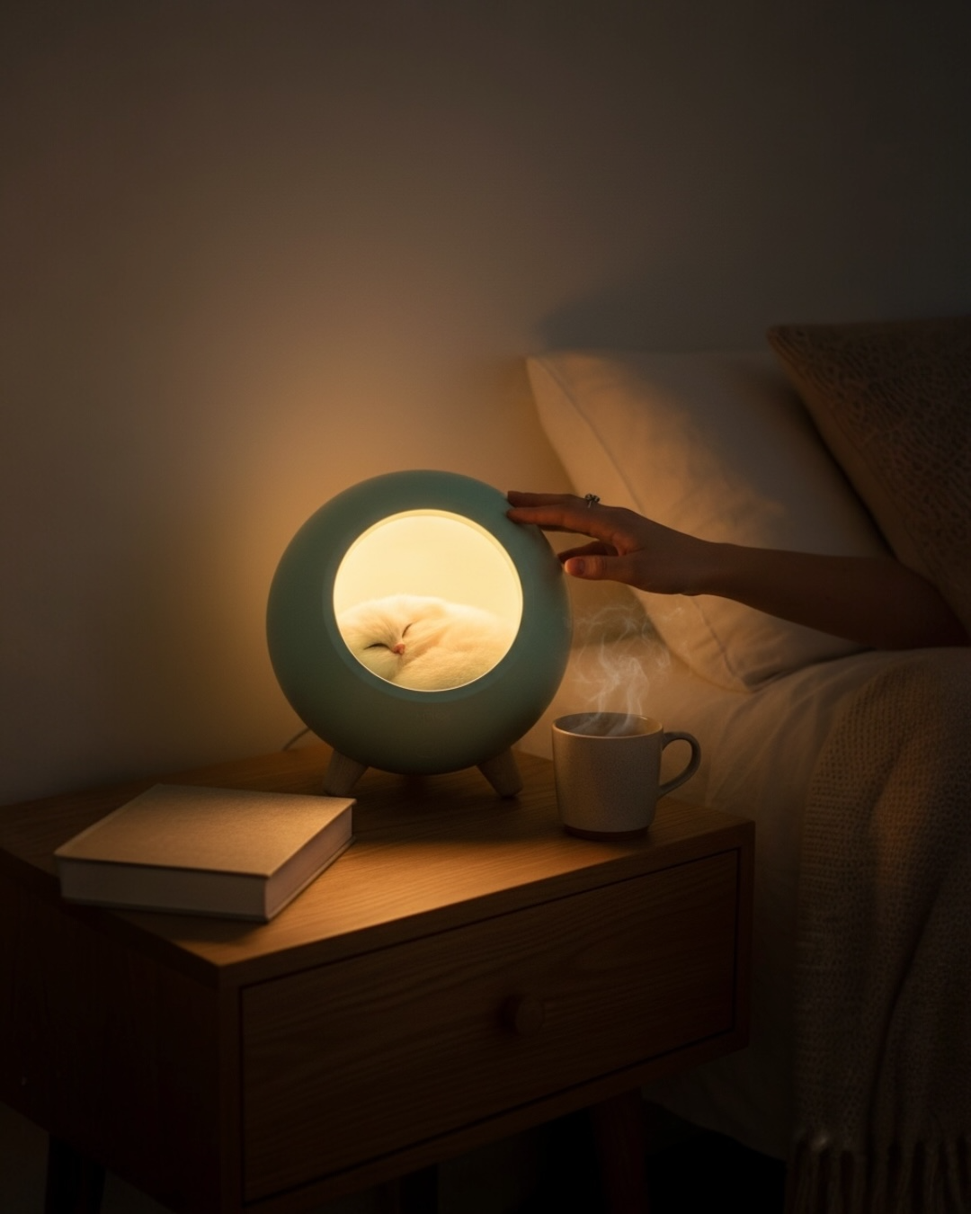 Little Pet House Masa Lambası, Gece Lambası, Abajur