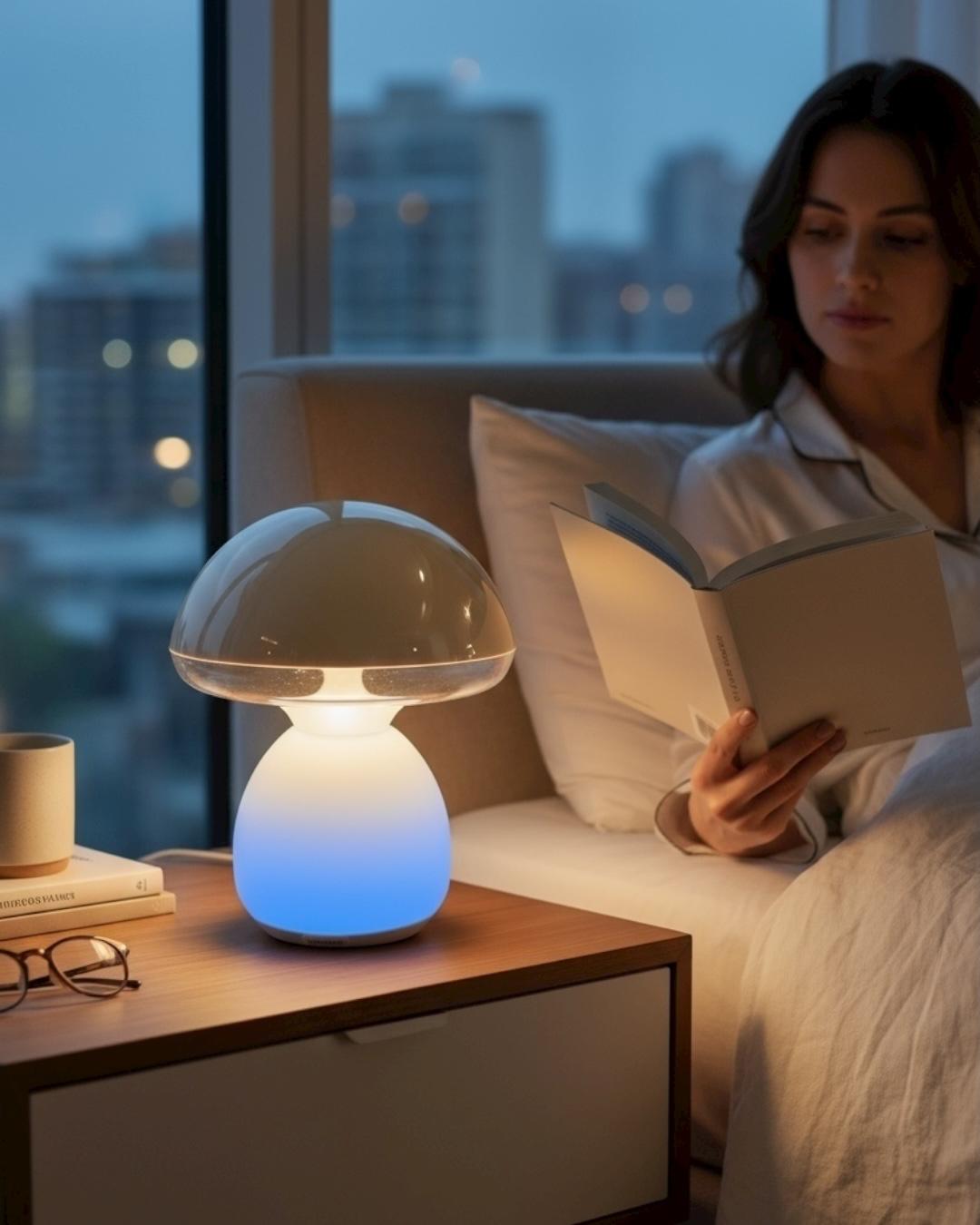 Mantar Lamba, Gece Lambası, Masa Lambası, Abajur