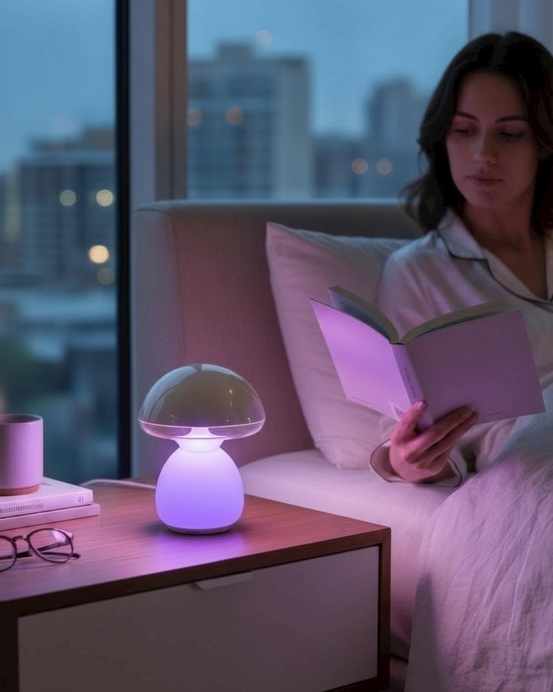 Mantar Lamba, Gece Lambası, Masa Lambası, Abajur