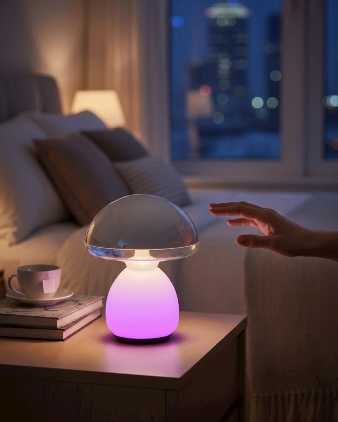 Mantar Lamba, Gece Lambası, Masa Lambası, Abajur