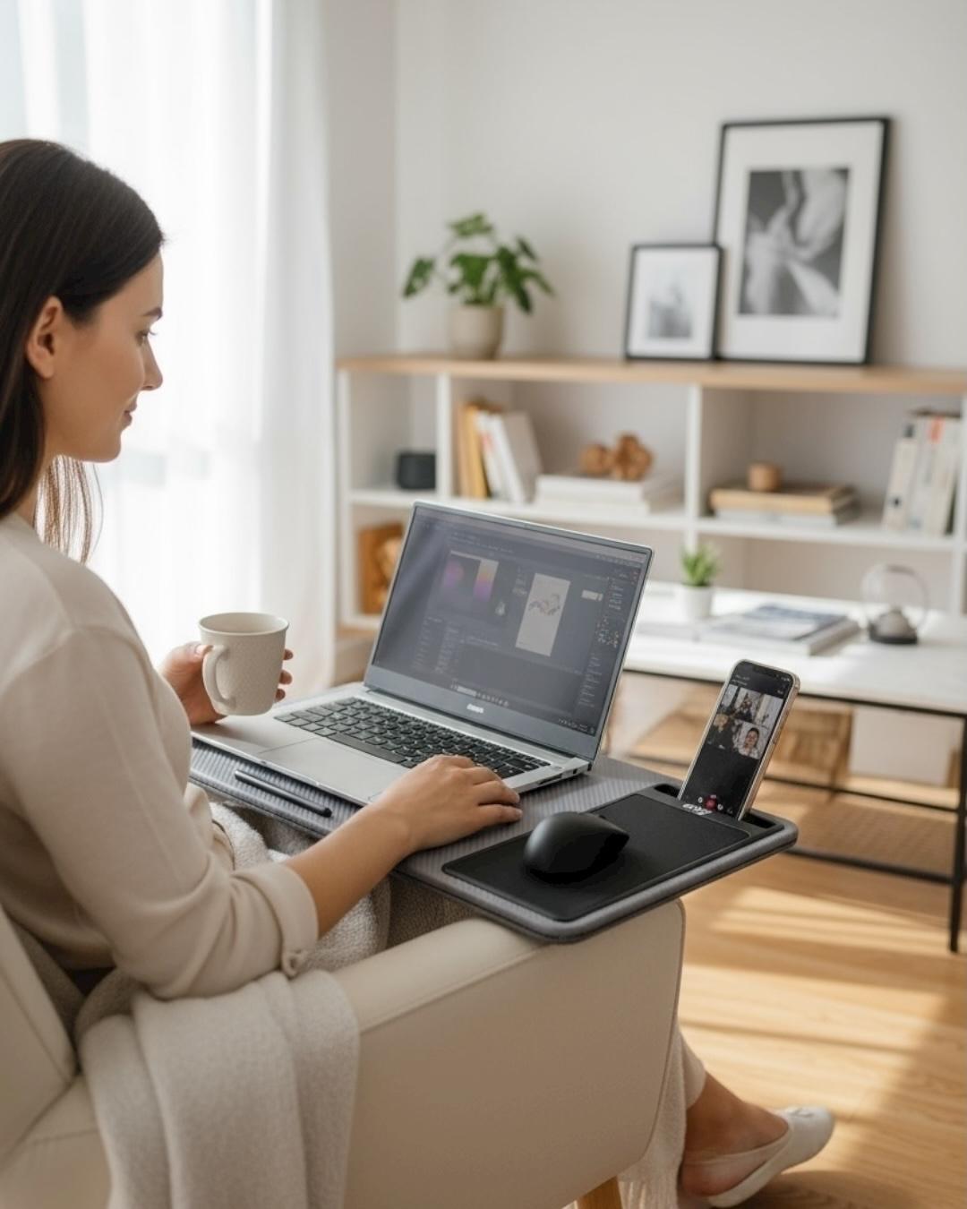 Minderli Laptop Sehpası