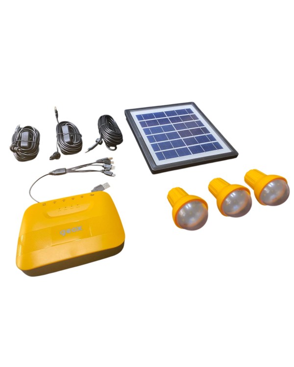 Solar Panelli Kamp, Karavan, Bahçe, Balkon Aydınlatma Seti