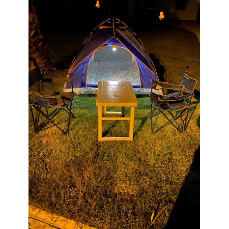 Geox Solar Panelli Kamp Lambası, Karavan, Bahçe, Balkon Aydınlatma Seti