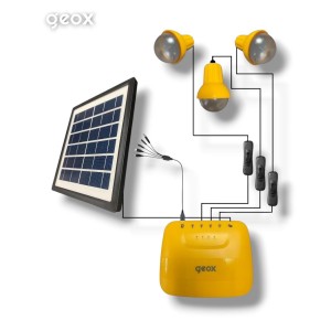 Solar Panelli Kamp Lambası, Karavan, Bahçe, Balkon Aydınlatma Seti