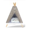 Tent Shape Kedili Masa Lambası, Gece Lambası, Abajur