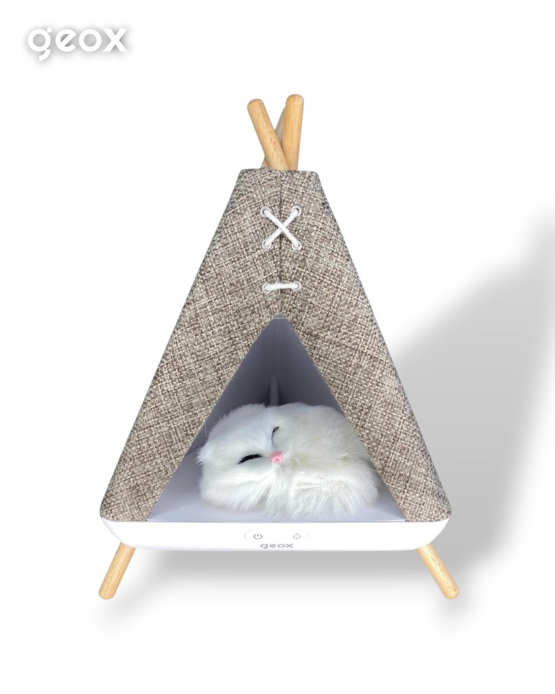 Tent Shape Kedili Masa Lambası, Gece Lambası, Abajur