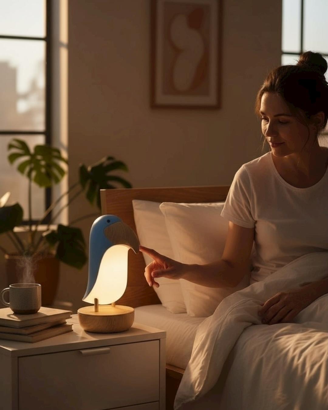 Toucan Bird Masa Lambası, Gece Lambası, Şarjlı, Abajur