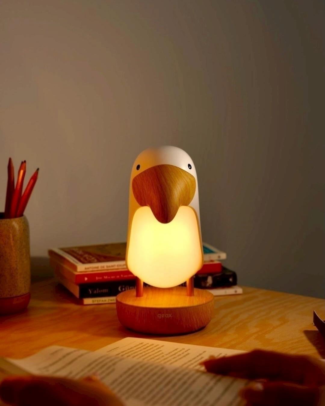 Toucan Bird Masa Lambası, Gece Lambası, Şarjlı, Abajur