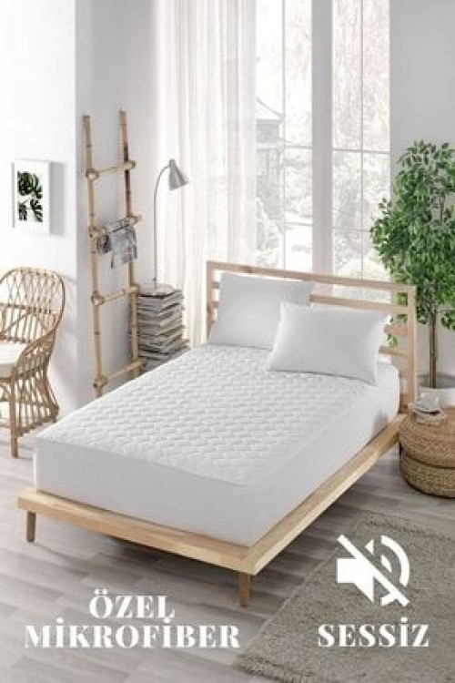 ELY PARKERSessiz Alez Yatak Koruyucu-kapitoneli Fitted-mikrofiber-fitted-çift Kişilik-tek Kişilik-bebek Alezi
