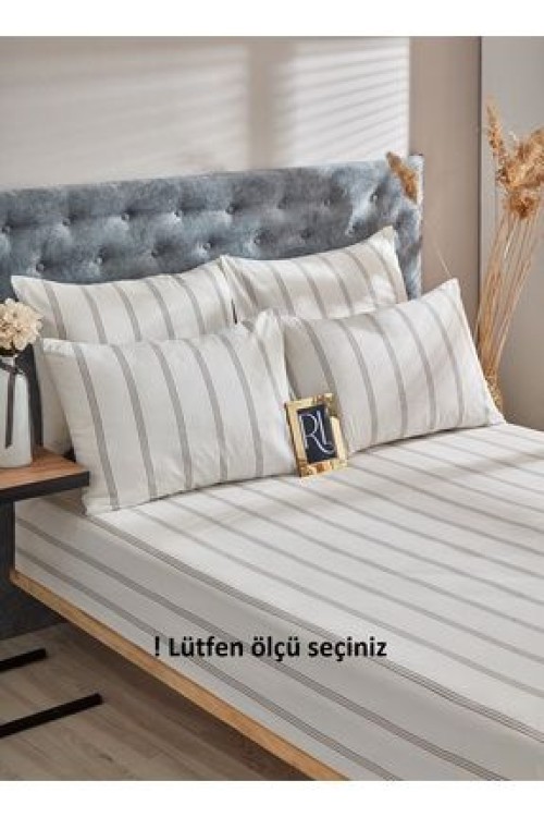 Ricco LifesAtlantis Lastikli Çarşaf Yastık Kılıfı Pamuklu Tek Kişilik - Çift Kişilik - Battal